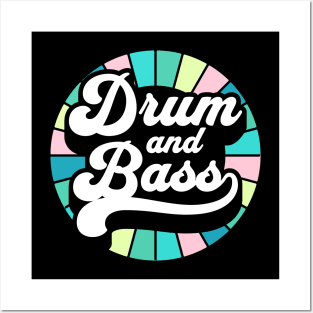 DRUM AND BASS  - Color Wheel Posters and Art